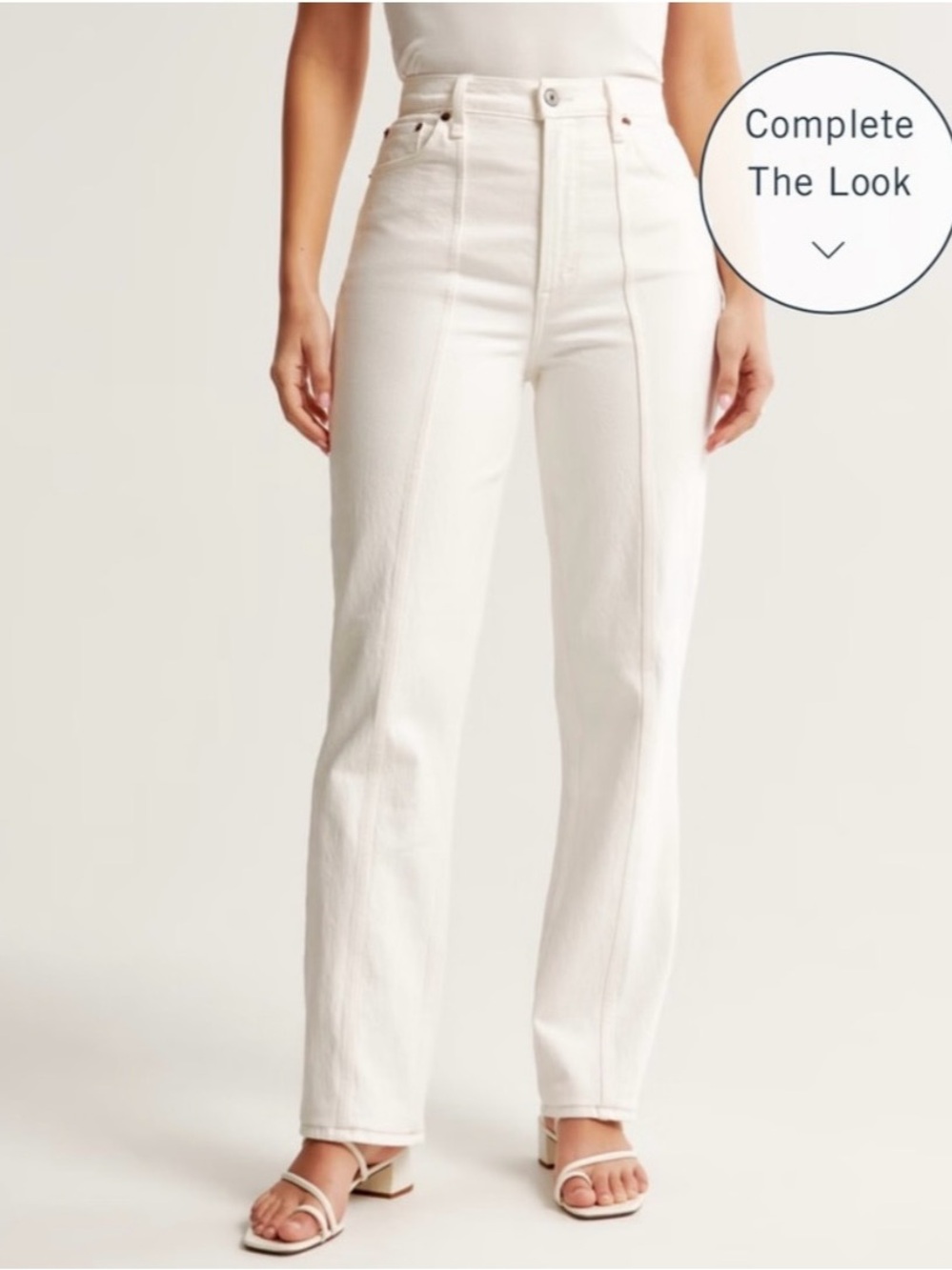 Abercrombie & Fitch Curve Love 90’s Straight Jeans